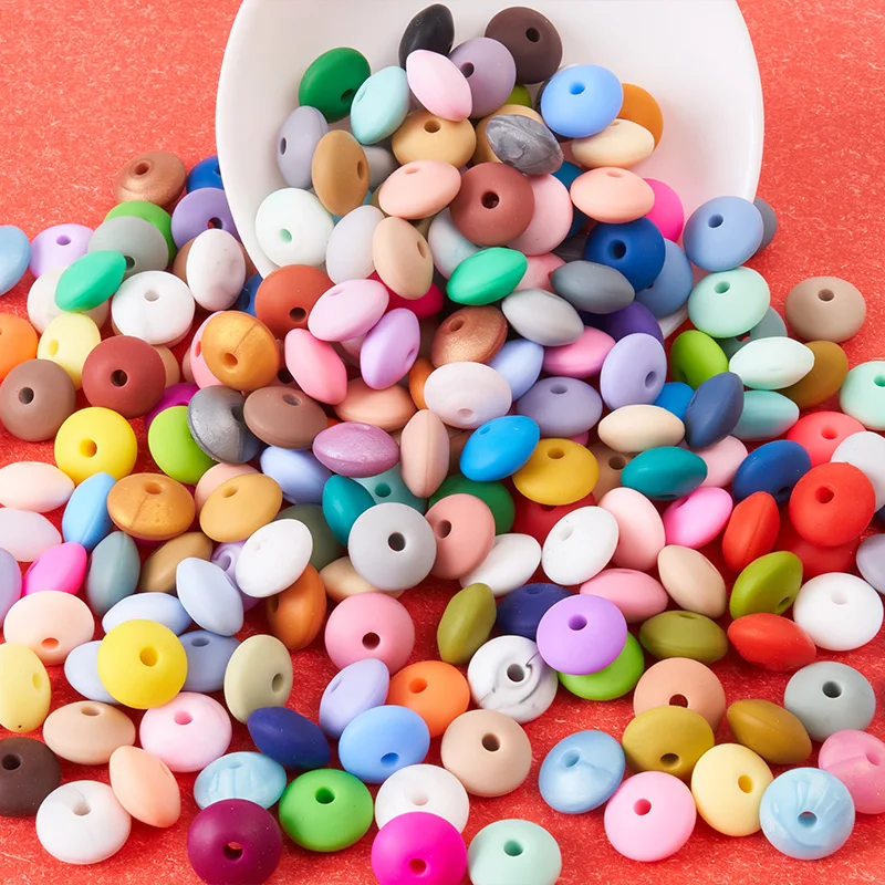 new product ideas 2024 silicone custom bead bpa free safe food grade silicone beads for keychain making