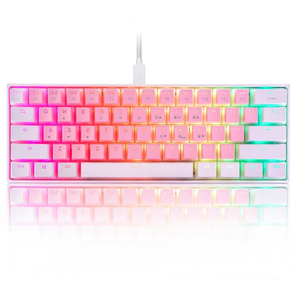 Seenda Programmable 16 RGB Backlit Keyboards For Gamer Mechanical Gaming Keyboard