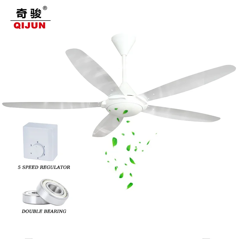 Vietnam  Malaysia Crown 56 Inch 60 Inch 5 blades Modern New Star Ceiling Fan with 5 Speed Capacitor Regulator