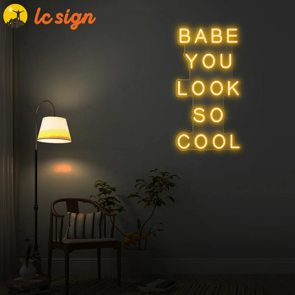 Customized 3D Led Lighting Sign Letters LED Flex acrylic letters neon sign diy led neon sign for shop