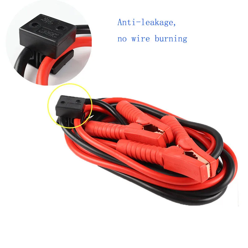 Battery clip cable alligator clip pure copper wire booster cable 4M 2500A battery clamps clips