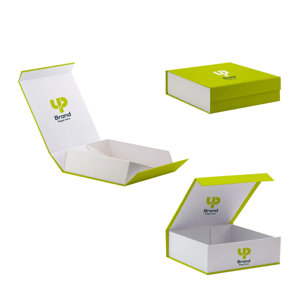 Rectangular collapsible flap lid custom printing magnetic gift box
