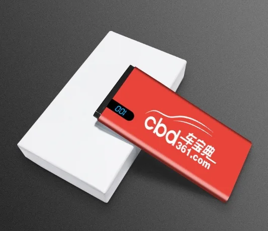 New Product Portable Metalliac Power Banks 10000mAh Double USB LCD Display External Backup Battery for Mobile Phone Charger