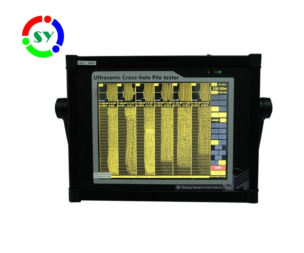 Оборудование для ультразвукового тестирования сквозных отверстий и автоматического тестирования сваи