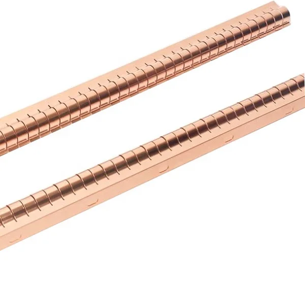  610mm length 0.127mm thickness Shielding Copper Finger Strip for MRI RF Door Brass