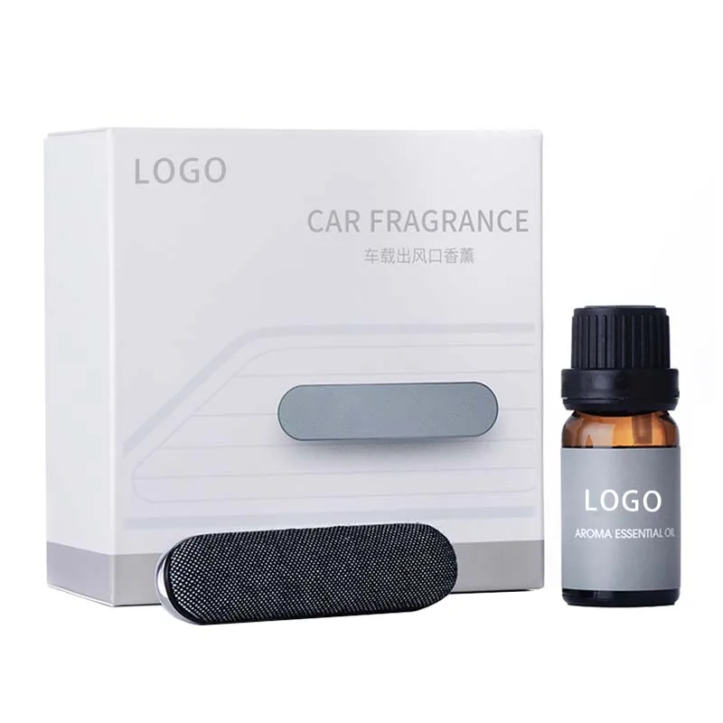 OEM Custom Luxury car perfume aluminum alloy metal vent clip diffuser auto accessories air freshener for car fragrance oil