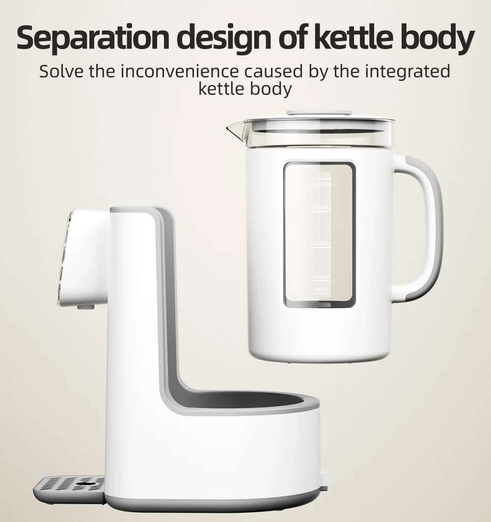 Custom baby formula milk maker Instant Hot Water Dispenser Baby Formula Dispenser with Night Light