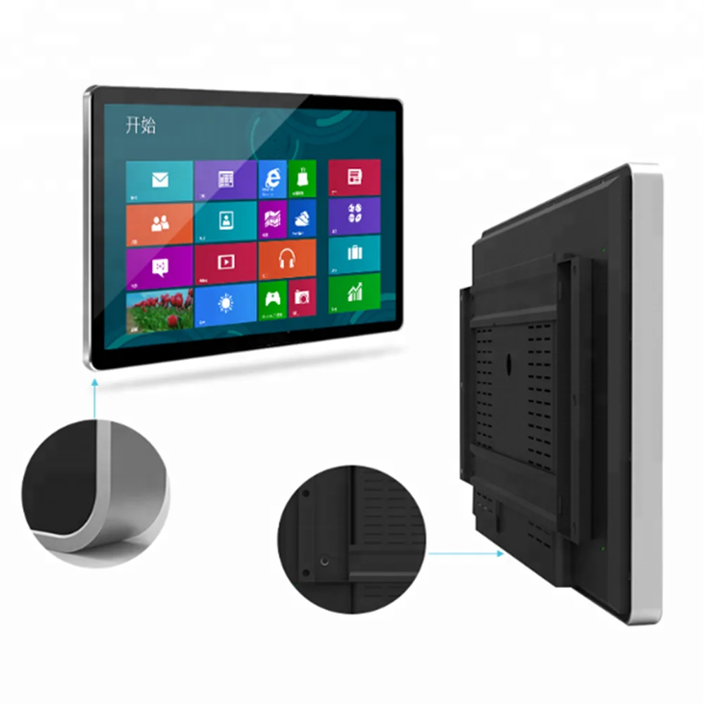 Full HD wall mounted lcd samsung lcd panel advertising display /LCD digital signage wall mount
