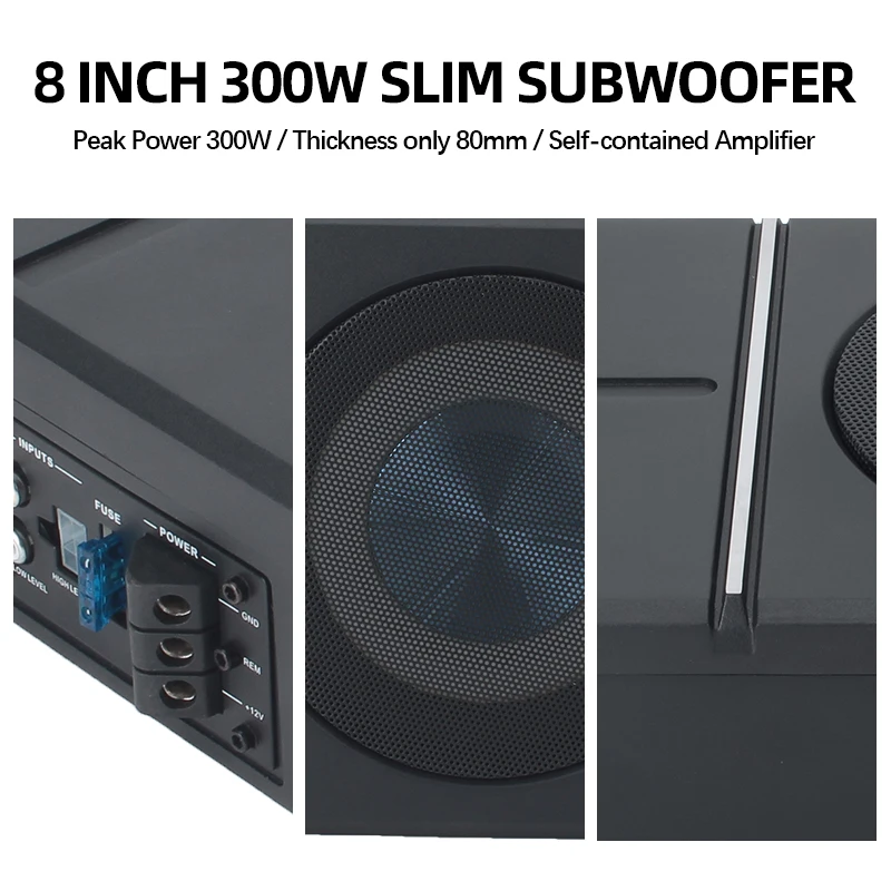 powerful voice audio 8  korean car amplifier active exhaust speaker powered subwoofer speakers for cars oem
