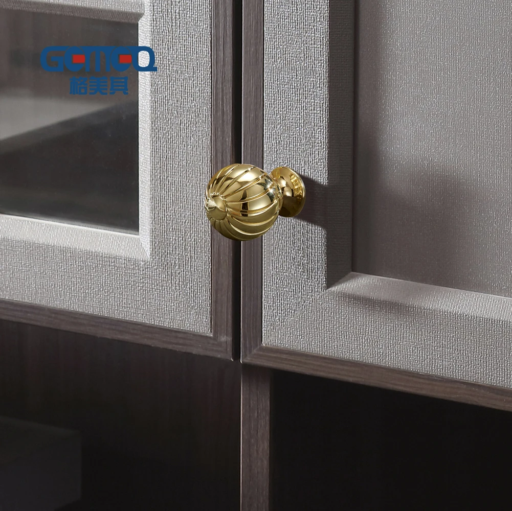 Direct Manufacturer Customized Item Luxury Gold Door Knobs Drawer