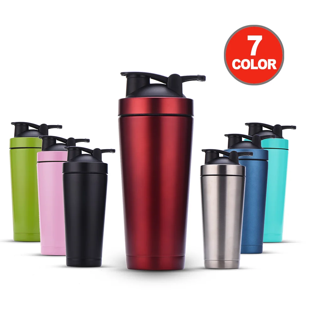 Stainless Steel Vacuum Insulated Protein Shake Cup Tumbler with Shaking Ball TMSS0281
