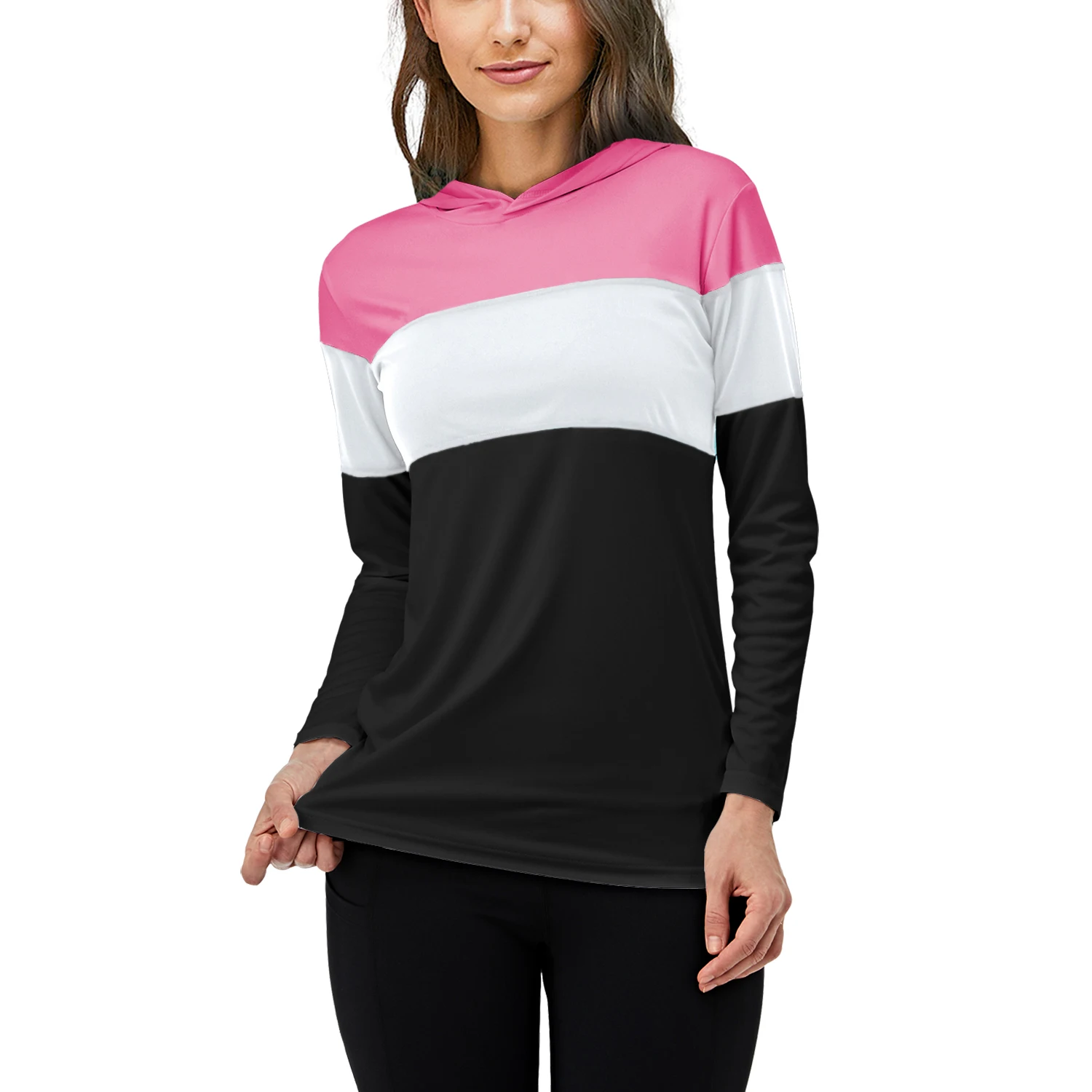 Женские солнцезащитные кофты с длинным рукавом UPF50 + легкие защитные Кофты для бега, походов, альпинизма, походов