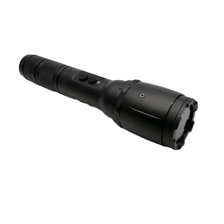 Waterproof Long Range Zoom Focus LED+ Laser Rechargeable Laser Flashlight laser torch