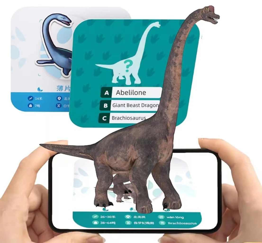 Dinosaur AR Cards Augmented Reality game