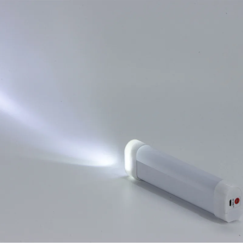 Factory wholesale usb led flashlight battery rechargeable tube rechargeable led torch light