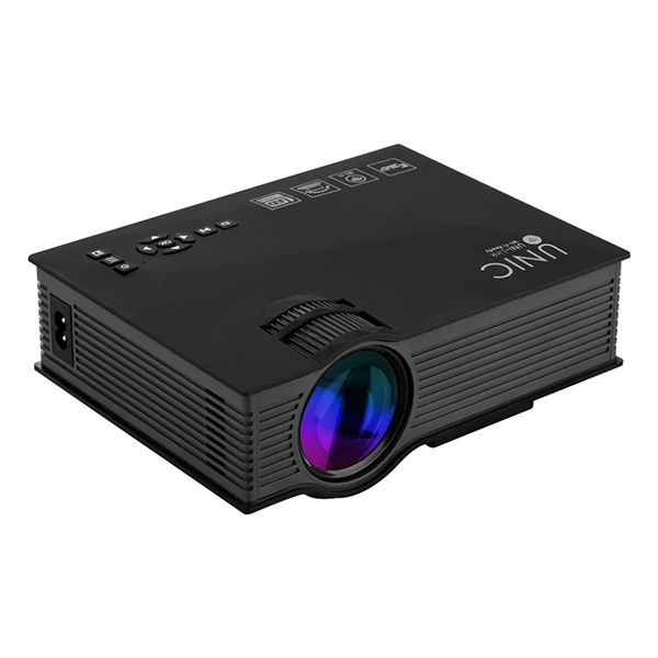 NEW UC68 80ANSI HD portable home theater mini projector wireless Wifi full HD 3D led projector