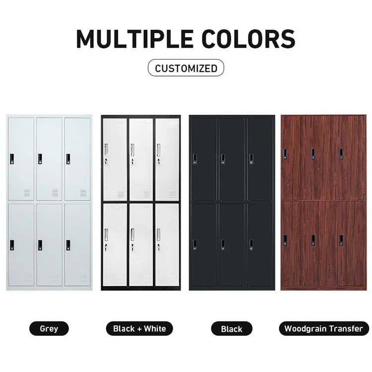 work dressing hospital room cloth storage middle school gym key lock iron metal steel cabinet 2 3 4 6 9 12 15 18 door locker