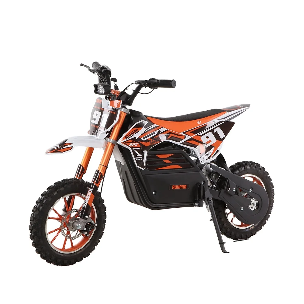 2024 RunPro Good Quality Pit Bike 1000W36V Electric Motorcycle Dirt Bikes with CE for kids Electric Motorbike with CE