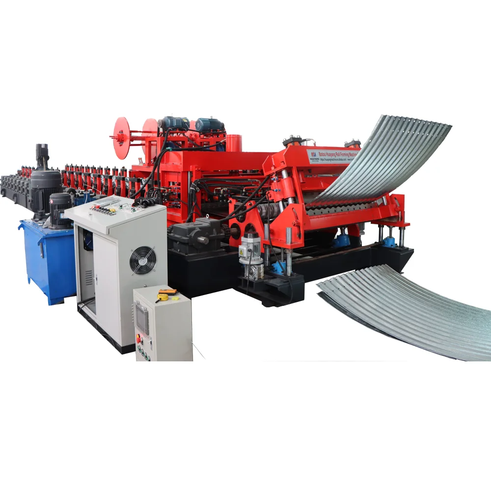 Corrugated steel roof sheet making machine Silo Sheet Roll Forming Machine