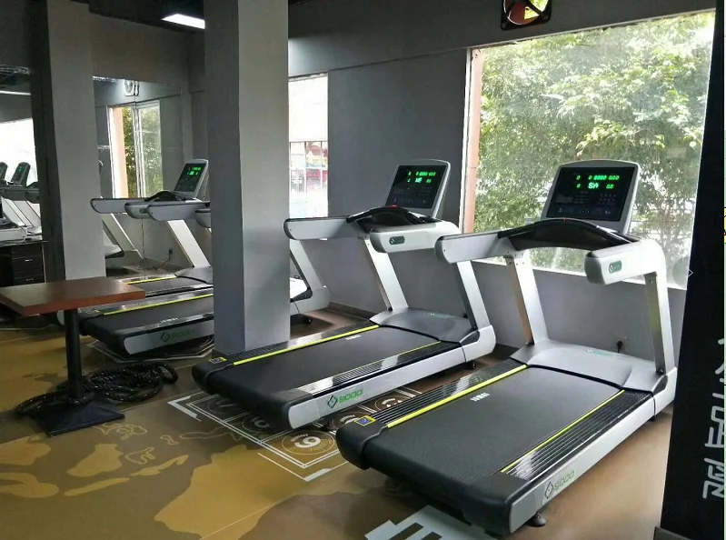 Recommend Commercial Gym Equipment Fitness Treadmill with LCD Display TV Motor Driven Commercial treadmill machine