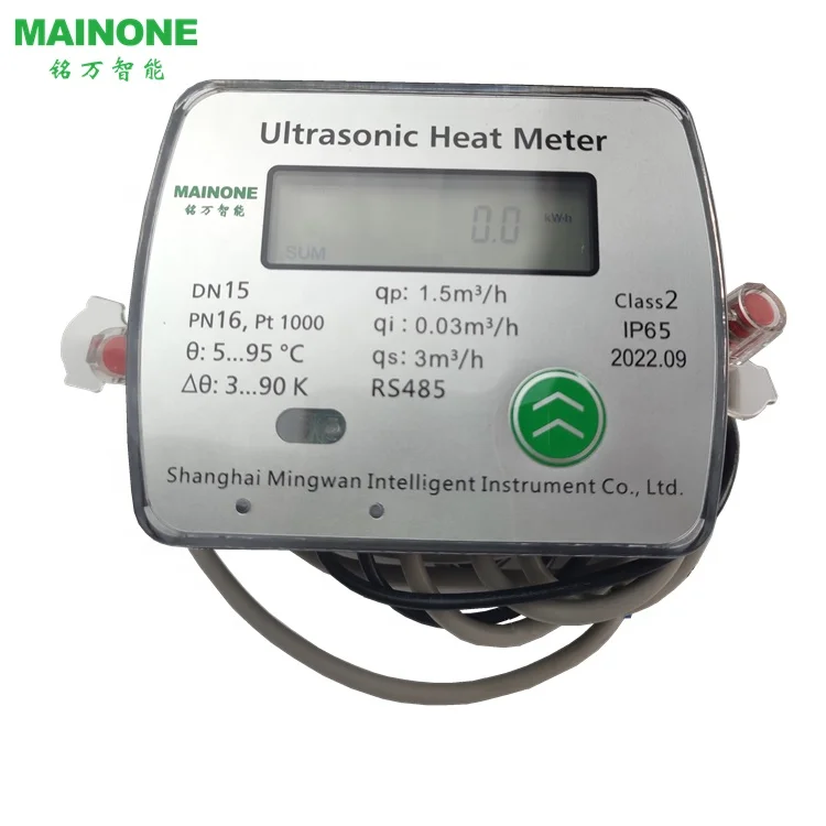 Heat meters certified by MID and CE