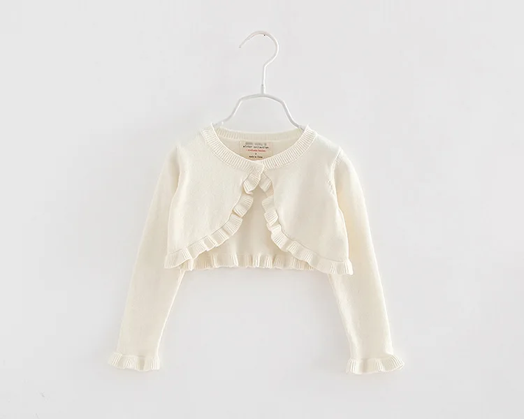 bu flower girl white red sunblock cotton cardigan kid wedding party  cloak  bridal shawl bolero