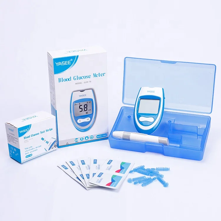 YASEE Strength Factory Produce Custom Glucometer With Lancets And Test Strips