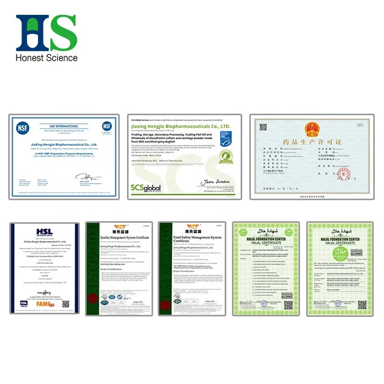 High purity customised chondroitin sulfate powder from bovine cartilage