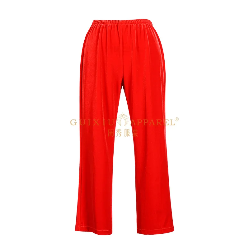 Custom Logo Winter 2 piece set Canary velvet fabric Christmas pajamas red color pleuche  christmas pyjama set