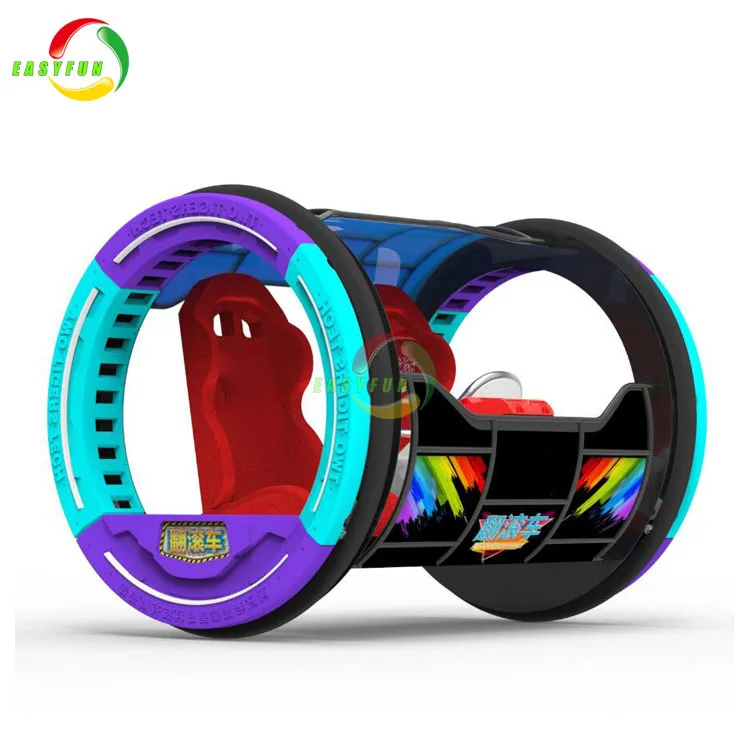 Easyfun Amusement Park Rides 360 Degree Remote Control Rolling Car Outdoor For Sale