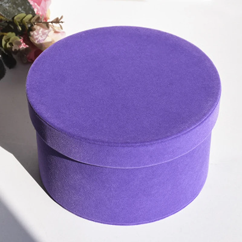 Все размеры оптом картонная консервированная роза Подарочная упаковка Пользовательский логотип розовая бумага роскошная круглая Цветочная шляпа Подарочная коробка с крышкой