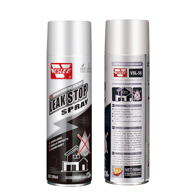 Veslee factory wholesale customized color spray to stop water leaks repair spray stop that leak