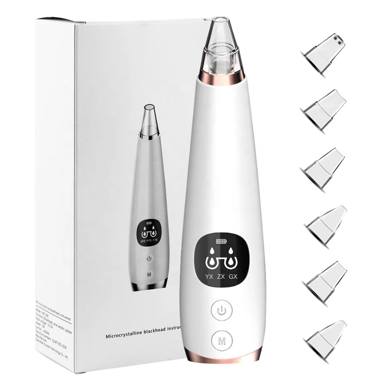 
Wholesaler Facial Suction Whitehead Electric Pore Vacuum Blackhead Remover 