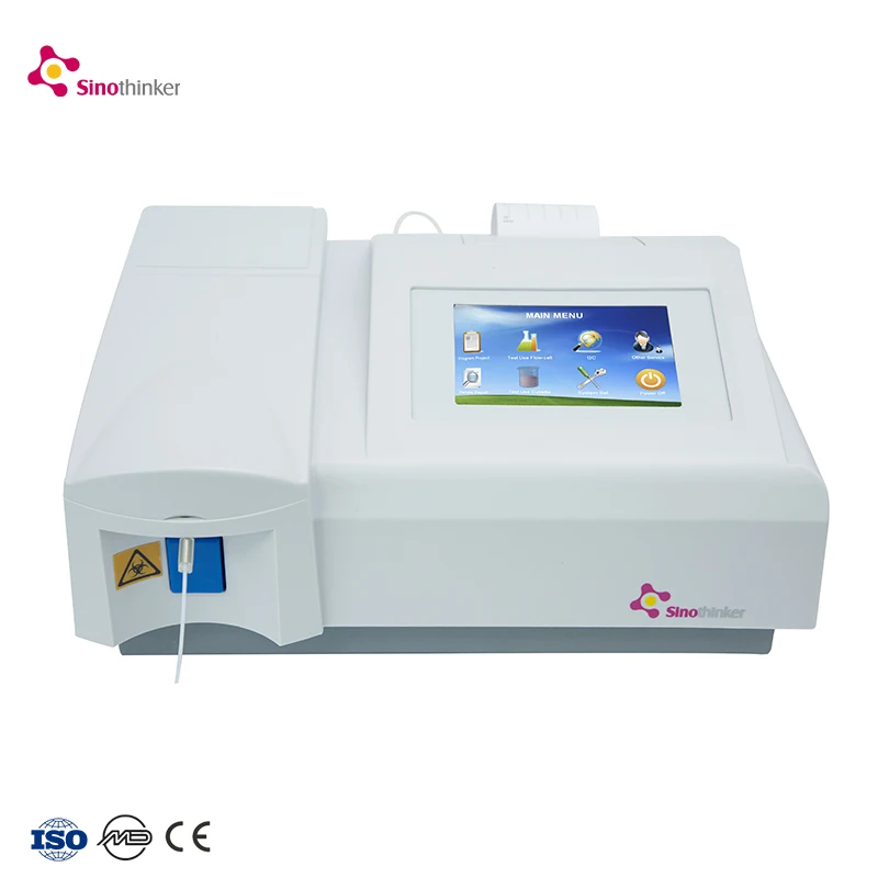 Factory Price In Stock Chemistry Analyzer Semi Automatic Clinical Portable Device with open reagent