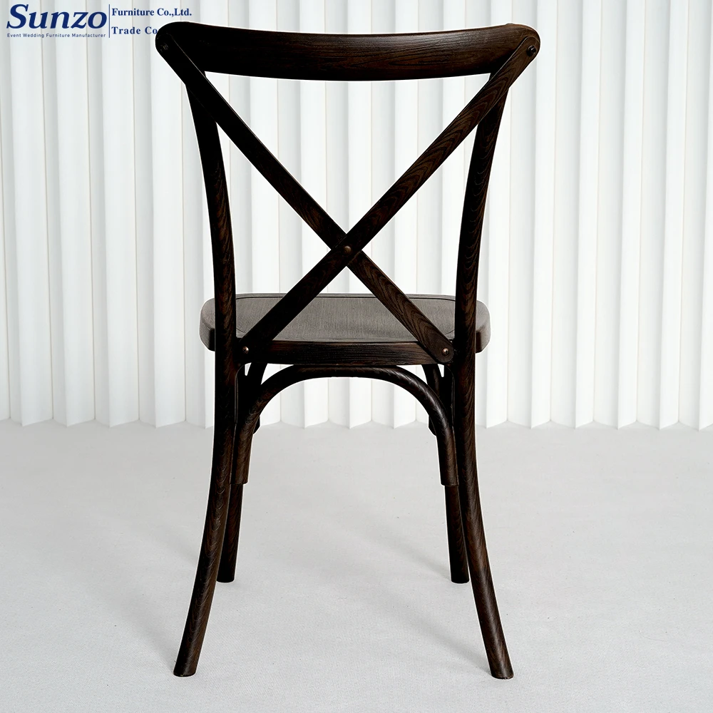 Elegant and Functional wooden Cross Back Chairs for Any Event