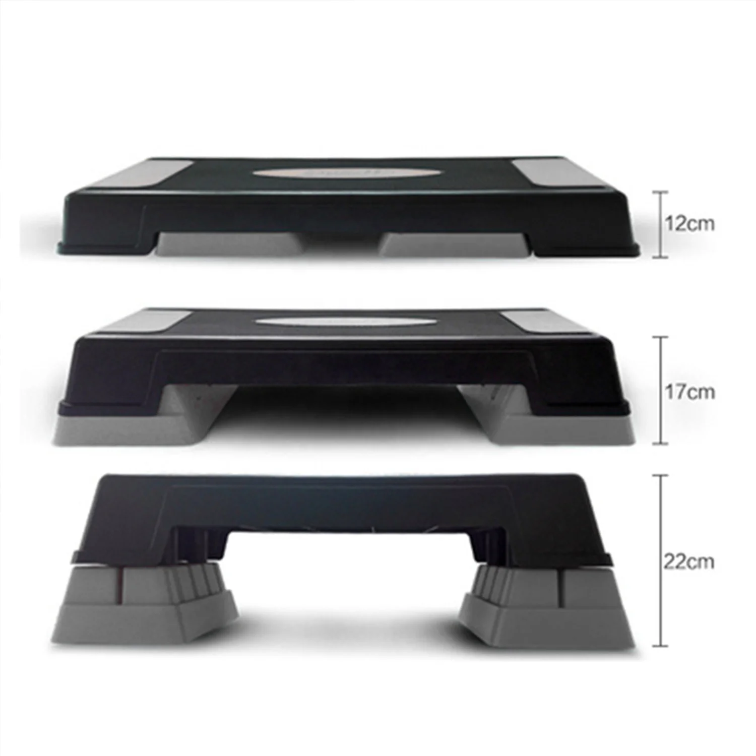 Wholesale Multi-function Exercise Deck Fitness Step Platform Adjustable Aerobic Stepper Step Deck