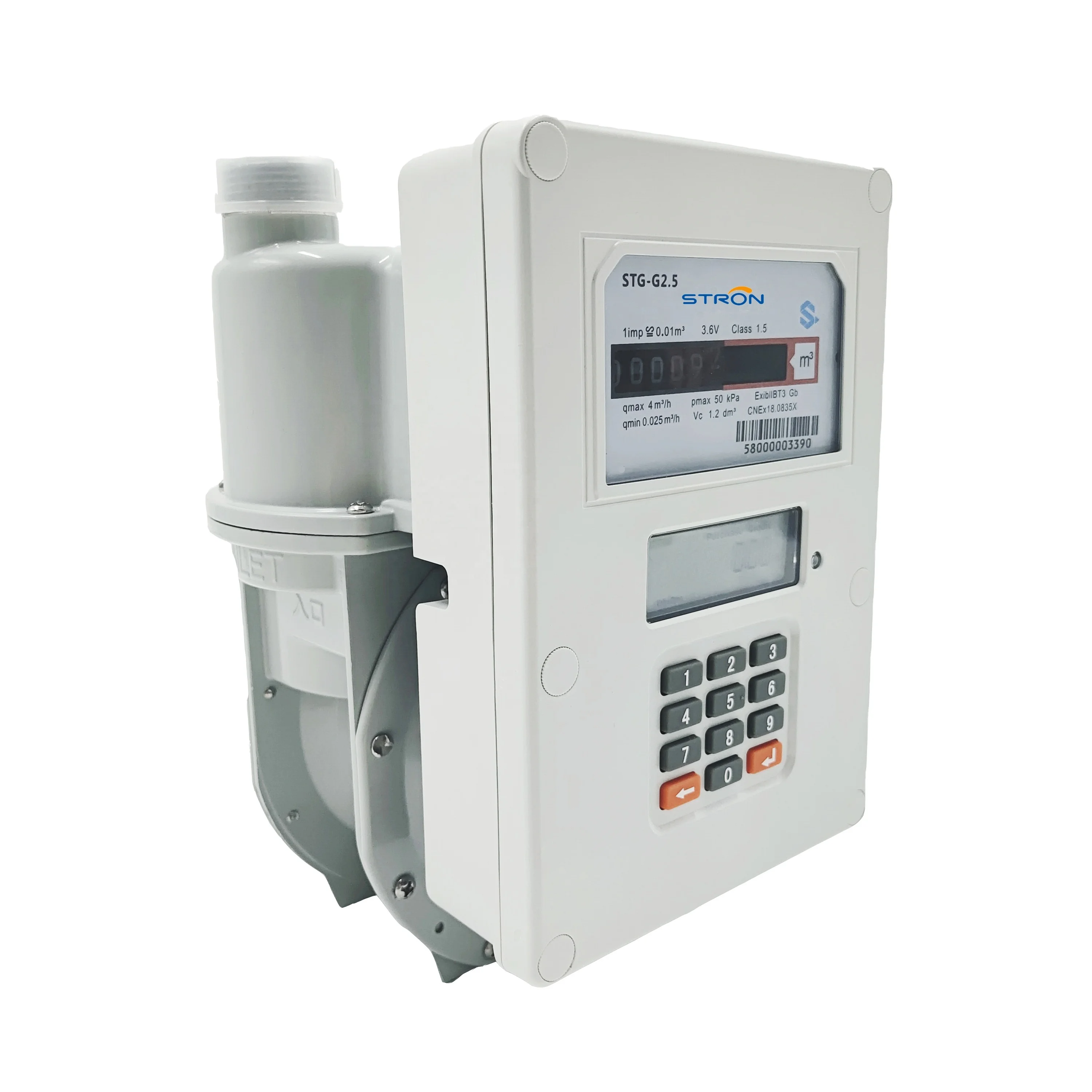  STG16-A Anti-tamper real-time clock Prepaid Pay as you go Gas