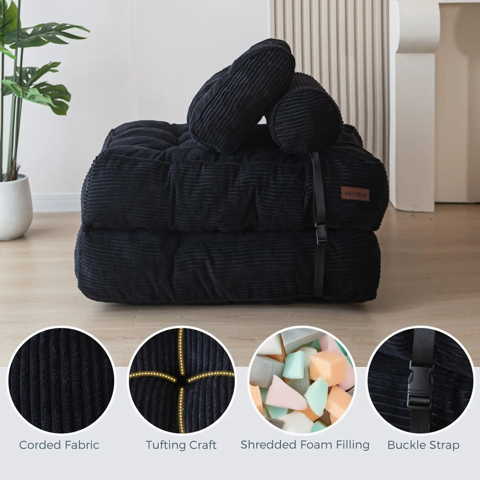 Modern Luxury Modular Sofa Set Compressed Design Apartment   Living Room Use Foldable sofa bed Convertible Sleeper Chair