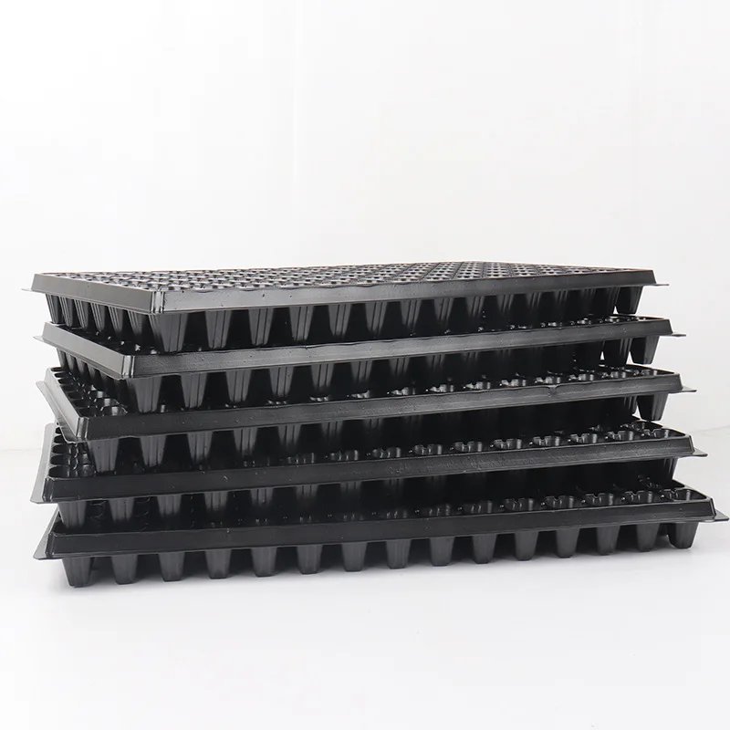 Microgreen Trays Extra Strength Shallow Plant Nursery Hydroponic Growing Trays Seedling plastic plug tray