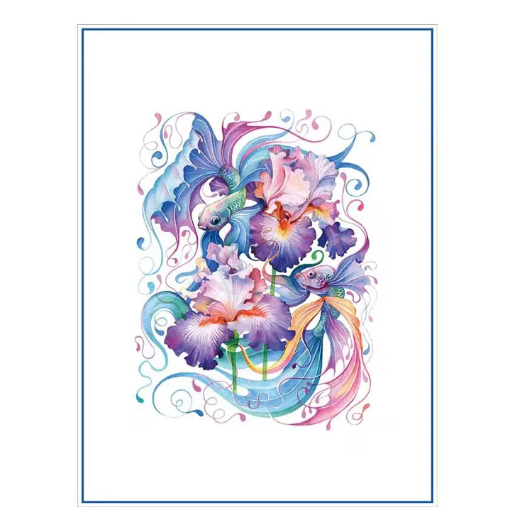 Бесплатная доставка США, картина с изображением цветка ручной росписи, алмазная картина 30*40 см, полная Алмазная картина для гостиной без рамки