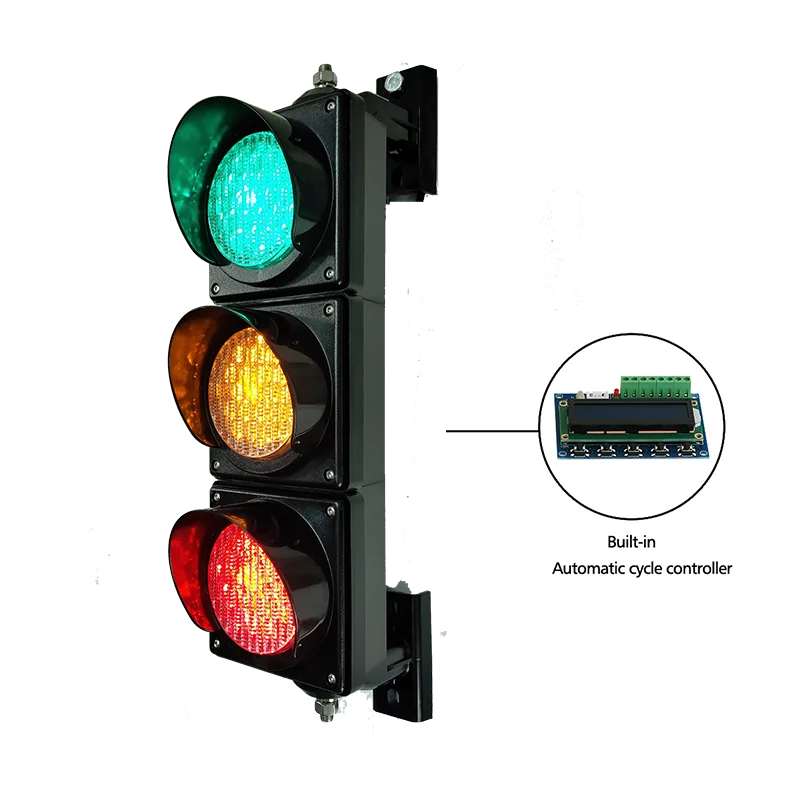 
selfrun control mini Traffic signal Light for parking lot school teaching light traffic control system 