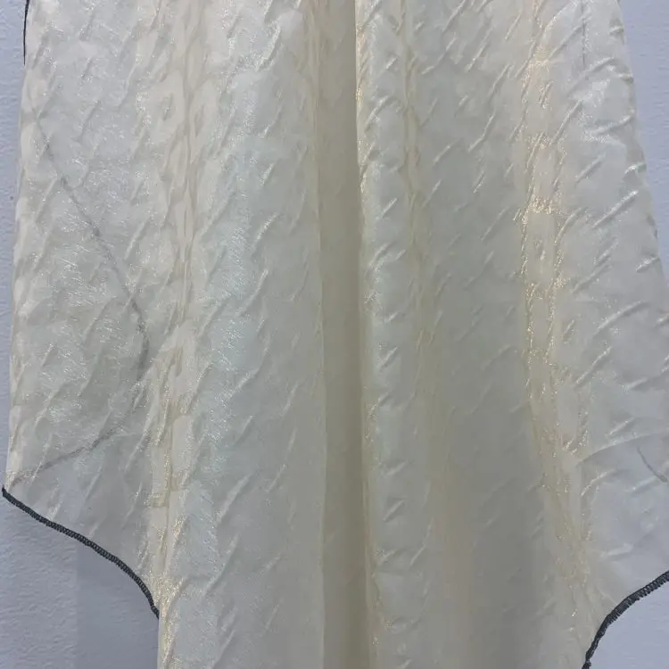 Creamy Woven Loose Wholesale Fancy Nylon Fashion Fabric For Women