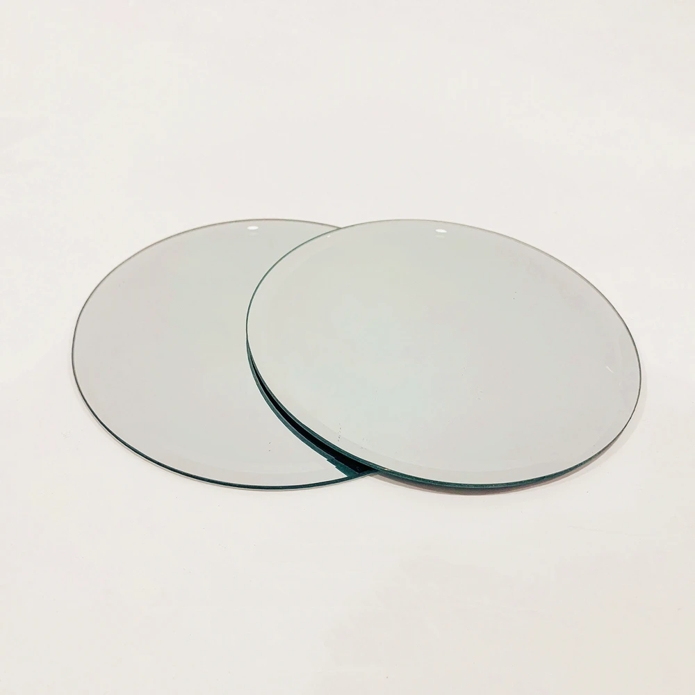 Round mirror trays Circle Mirror Candle Plates Baby Shower Party Mirror Tiles for wedding centerpieces Christmas Decorations