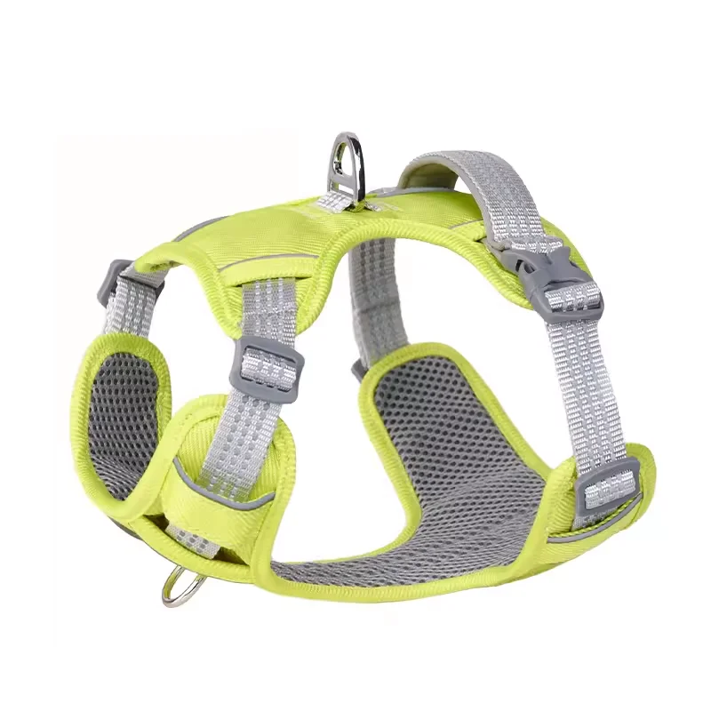 Hot Selling Customize Oxford Fabric Nylon Webbing Comfortable Mesh Padded Dog Harness For Small Medium Large Sizes Dogs Walking