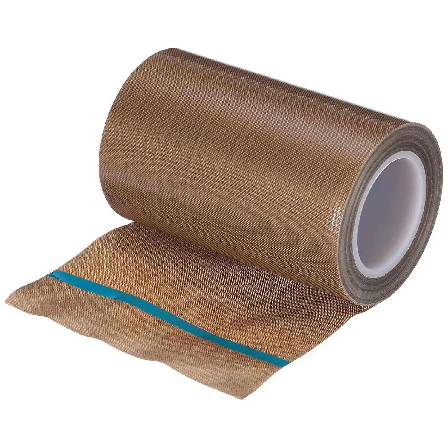 13mm/19mm/25mm/50mm Width PTFE Tape High Temperature Cloth Insulation Adhesive Roll Vacuum Sealing Machine Consumables