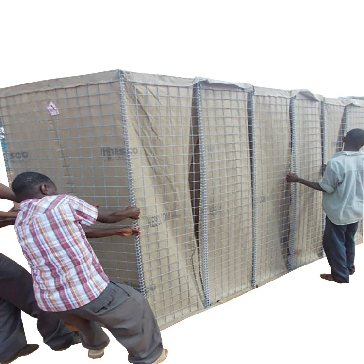 2020 Yezhen Hot sale Emergency flood barrier fence flood Wall Hesco Barrier