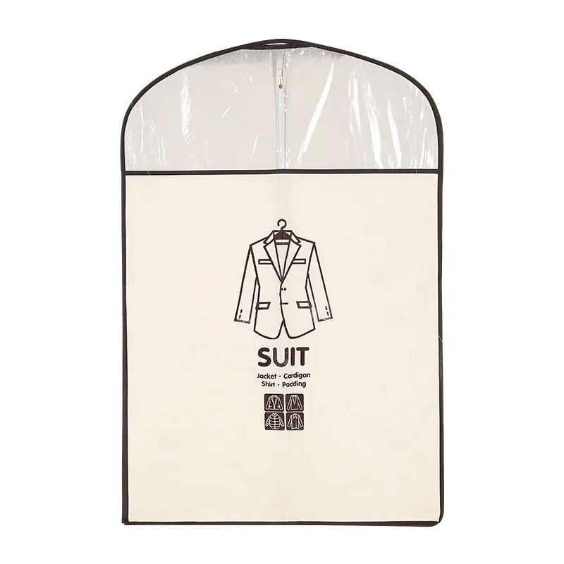 eco-friendly non woven fabric foldable wedding dress mens suit garment bag