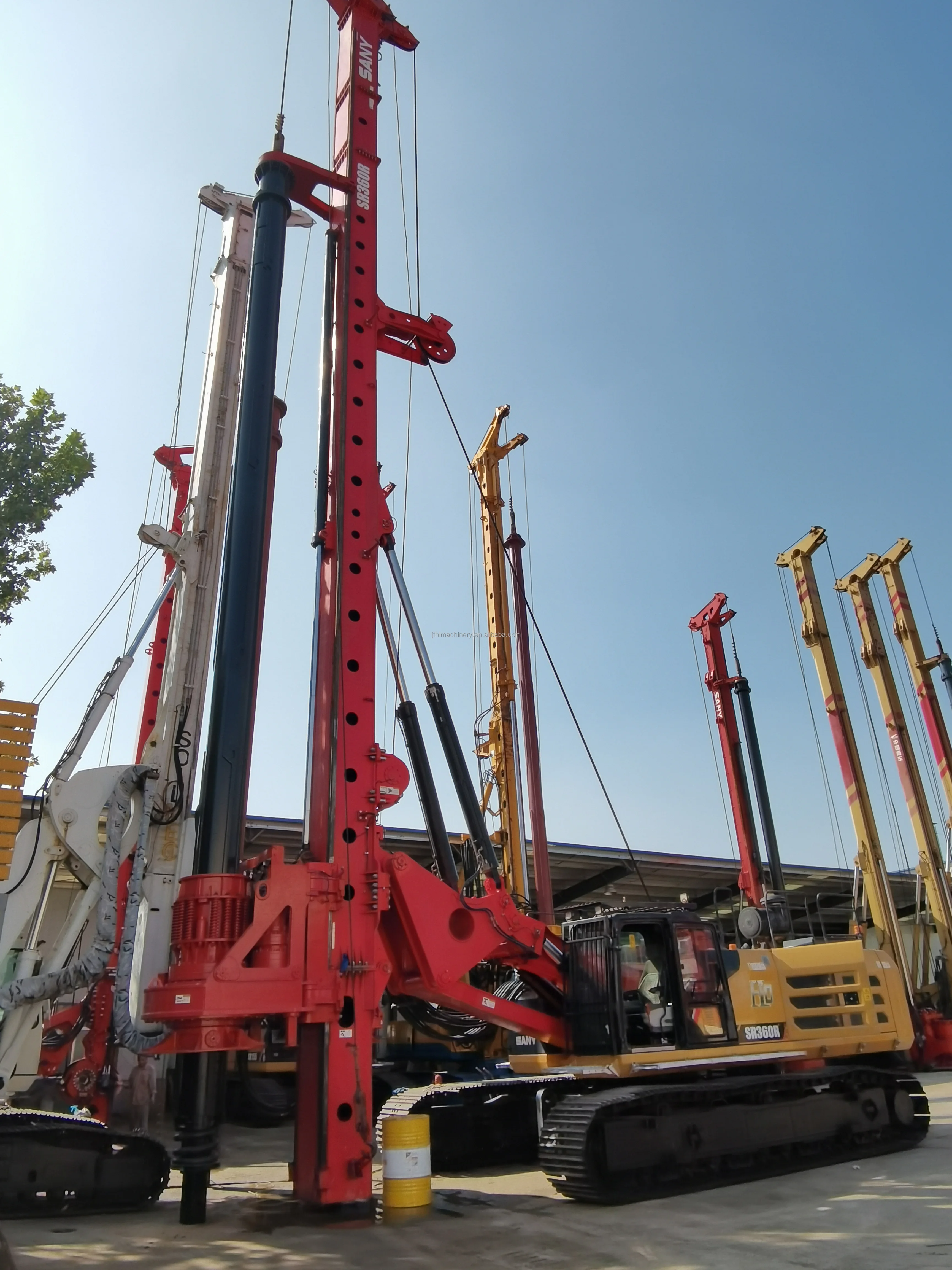used SANNY SR360R Mobile Rotary Drilling Rigs 360KN Rotary Drilling Rig