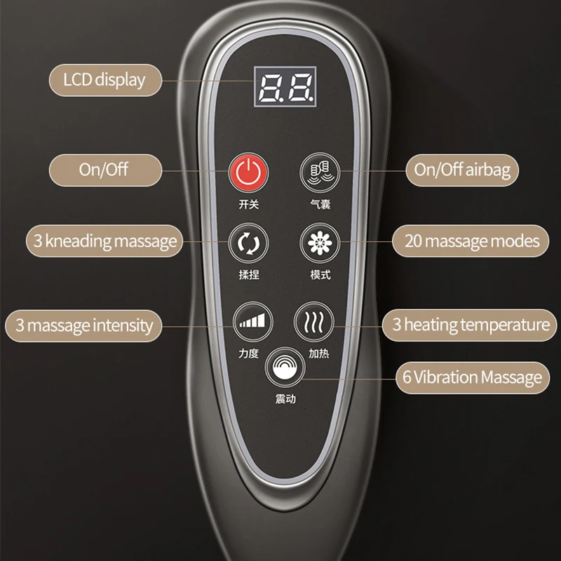 2024 New Factory Direct OEM Waist Scratcher Seat Vibration Airbag Compression Massage Product Body Massager For Home Office