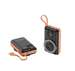 2023 latest product S20 built-in magnetic suction comes with a line charging treasure 20000mah with digital display